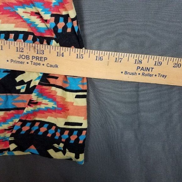 B. Envied Women's Small Aztec Pull  Colorful Casual Skirt Boho Career Stretch S - Picture 3 of 11